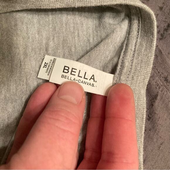 Bella Willie Nelson gray multicolor graphic tee hippie band tee t-shirt size 2XL - Picture 4 of 5